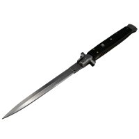 Briceag automat, Italian Blade, Stiletto, otel inoxidabil, 33 cm, husa inclusa - 1