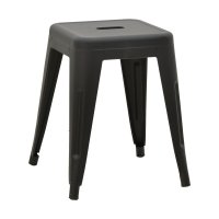 Taburet de grădină Utopia Negru 30x30x45 cm - 1