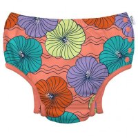 Slip copii eco SPF 50+ refolosibil cu capse Green Sprouts by iPlay Tea Hibiscus 6 luni - 8