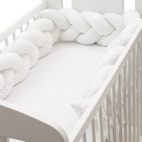 Protectie laterala pentru patut tip bumper New Baby 225 cm MinkyDot - 1
