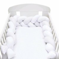 Protectie laterala pentru patut tip bumper New Baby 225 cm MinkyDot - 5