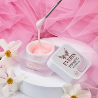 Gel Constructie Everin Forming Milky Pink 07 15g | Gel Vascos Jelly Profesional pentru Unghii - 1