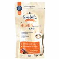 Recompense pisici, Sanabelle Snack, Peste si Smochine, 55 g - 1