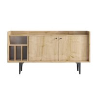 Comoda CANOPUS, stejar safir, 150x40x80 cm - 1