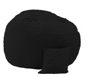 Fotoliu Pufrelax king size perna decorativa eerie black umplut cu fulgi de burete memory mix - 7