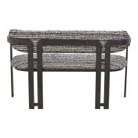 Banca, Berdona, Pako, Negru 120x47x78 cm - 5