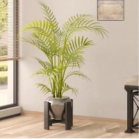 Suport Metalic pentru Ghiveci Anca, Negru, Design Modern - 1