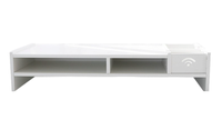 Suport monitor/laptop alb din ABS 49 x 10 x 20 cm cu 5 compartimente - 1