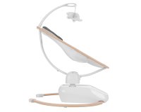 Leagan electric KikkaBoo cu leganare laterala telecomanda si carusel BeeMoove Grey - 3
