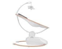 Leagan electric KikkaBoo cu leganare laterala telecomanda si carusel BeeMoove Grey - 4