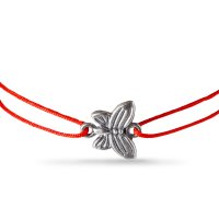 Bratara Kabbalah cu Fluture - Snur Rezistent Rosu - 1