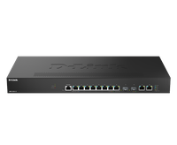 Switch D-Link DMS-1250-10S 2.5Gigabit cu 8 porturi RJ-45 si 2 SFP+ - 1