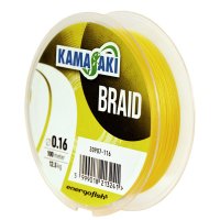 Fir Textil Kamasaki Braid, Galben, 100m (Diametru: 0.22 mm) - 1