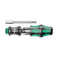 Set surubelnita si biti Kraftform Kompakt 28 SB Wera 05073240001, 7 piese - 1