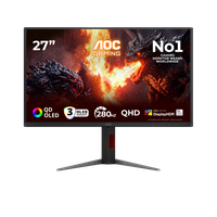 Monitor AOC Q27G4ZD pentru Gaming, 26.5 inch, Rezolutie 2560 x 1440, Culoare Neagra, Garantie 3 Ani - 1