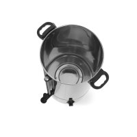 Percolator / cafetiera Profesionala, 6lt, Hendi, cu pereti dubli din Inox, 1500W, diam. 241x (H)480 mm, robinet anti-picurare, temperatura ajustabila pana la 100 C, filtru incorporat pentru Cafea macinata - 2