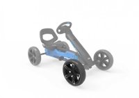 Roata fata Kart Reppy Roadster neagra 10x2,5 - 1