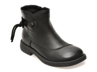 Ghete negre din piele naturala GRYXX, model 601 - 1