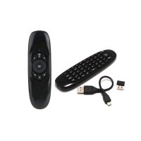 Tastatura Wireless Techstar® R15, QWERTY, Air Mouse, Telecomanda Mini, Wireless 2.4G, Gyroscop, pentru IR PC, Smart TV - 4