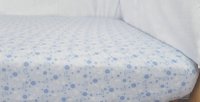 Set cearceafuri Blue Moon KidsDecor cu elastic din bumbac 70x120 cm - 5