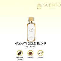 Parfum arabesc Lattafa Hayaati Gold Elixir, apa de parfum 100ml, femei - Original Dubai - 1