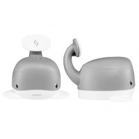 Olita pentru copii Pottili Skiddou balenuta cu capac Evening shadow Gri - 3