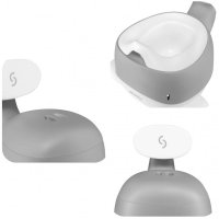 Olita pentru copii Pottili Skiddou balenuta cu capac Evening shadow Gri - 4