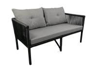 Set de gradina Shangai 8 Gri 158x62x62 cm - 2