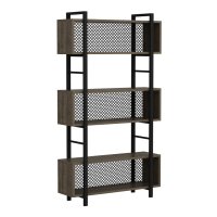 Biblioteca moderna STILL, nuc, dimensiuni 90x25x160 cm - 1