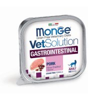 MONGE VETSOLUTION Dietă Veterinară pentru Pisici cu Probleme Gastrointestinale - Pate cu Porc, 100g - 1