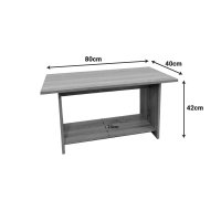 Masa de Cafea Votalo Sonoma 80x40x42 cm - Eleganta si Practicitate - 5