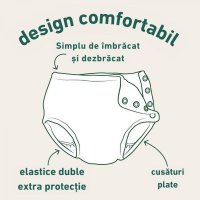 Slip copii eco SPF 50+ pentru inot Green Sprouts by iPlay Narwhal 6 luni - 2