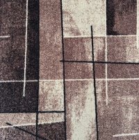 Covor traversa Delta, bej, cu print, 200 x 600 cm - 2