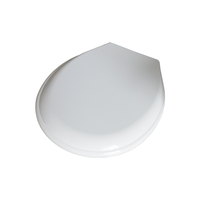 Capac WC Lilia din polipropilena alba - 1