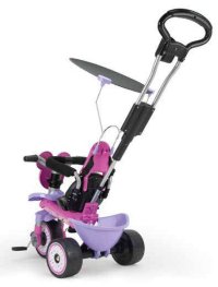 Tricicleta evolutiva pentru copii Injusa, licenta Disney, Minnie Mouse, cu maner parental, anvelope EVA, 10 luni-3 ani - 3