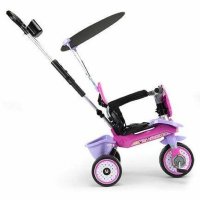 Tricicleta evolutiva pentru copii Injusa, licenta Disney, Minnie Mouse, cu maner parental, anvelope EVA, 10 luni-3 ani - 4