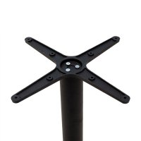 Stalp picior suport blat masa bar Ntona metal negru 40x40x108 cm - 2