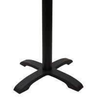 Stalp picior suport blat masa bar Ntona metal negru 40x40x108 cm - 3
