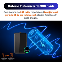 Mini Reportofon Z20 16GB cu Microfon Ascuns, Activare Vocala, Magnet, Inregistrare pana la 192h – ZeroSecrets - 5