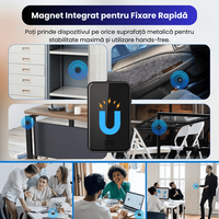 Mini Reportofon Z20 16GB cu Microfon Ascuns, Activare Vocala, Magnet, Inregistrare pana la 192h – ZeroSecrets - 7