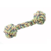 Jucarie caini gantera din sfoara, Enjoy, 20 cm - 1