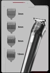 Aparat de ras ENCHEN Beardo - Uscat, 4 accesorii, 6000 rpm, 800 mAh - 5