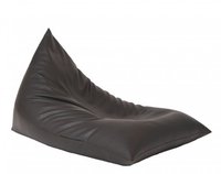 Fotoliu sac Pufrelax Kudos Black, marime medie, din piele ecologica, umplut cu perle de polistiren - 5