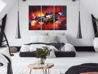 Tablou - Colours of Childhood (3 Parts) 120x80 cm - 2