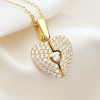 Medalion Sparkle Wings - Argint 925 placat cu Aur Galben 18K - 1