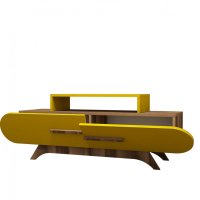 Comoda TV Rose - Nuc, Galben - 3