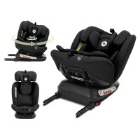 Scaun auto pentru copii i-Size Capella Black cu isofix, rotativ 360 grade, 0 luni-12 ani, 40-150 cm - 4