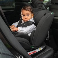 Scaun auto pentru copii i-Size Capella Black cu isofix, rotativ 360 grade, 0 luni-12 ani, 40-150 cm - 3