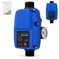 Presostat electronic KRAFTNER KF-5396 pentru pompa de apa, 10 bar, 230-240V, 1 inch, reglare 1-3,5 bar - 1