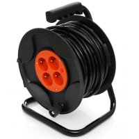 Prelungitor pe rola cu tambur, Kraft&Dele, 25m, 3x2.5 mm, kd4017 - 4